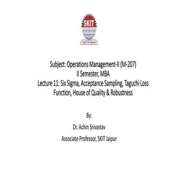 OM2_Lecture 11vvvhhbbjjbjdjjeebjrhvhuuhh