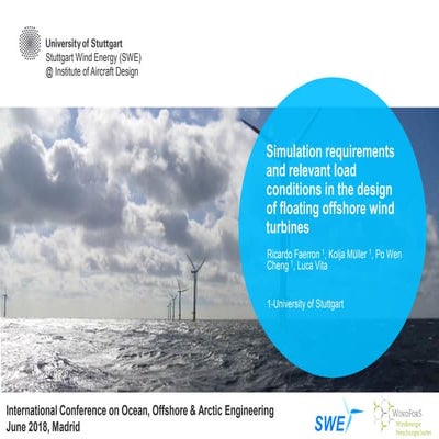 Simulation requirements and relevant load conditions in the design of floatin...
