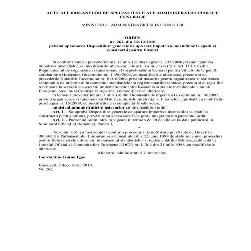 O MAI nr-262-din-2010-dispozitii de-aparare-impotriva-incendiilor-la-spatii-p...