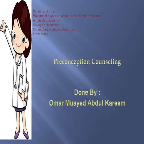 Preconception counseling