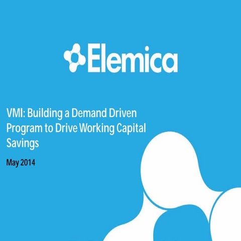 Procurement Breakout – Omar Nadi, Elemica: “Building a Demand Driven Program ...