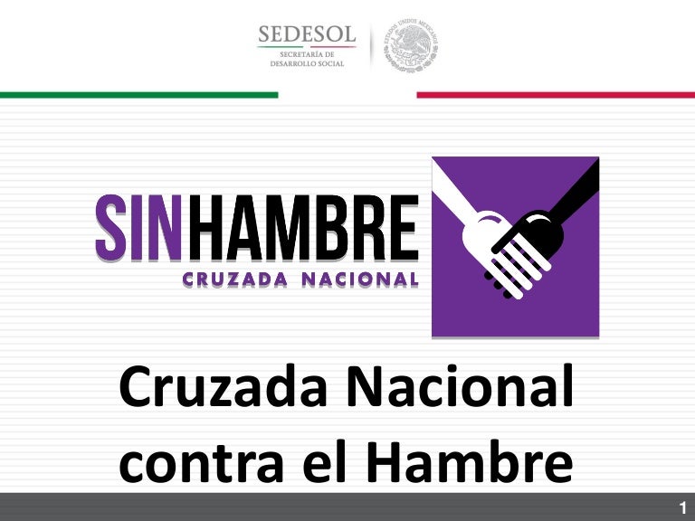 Cruzada Nacional contra el Hambre