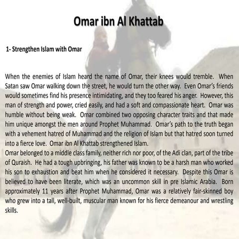 Omar ibn al khattab