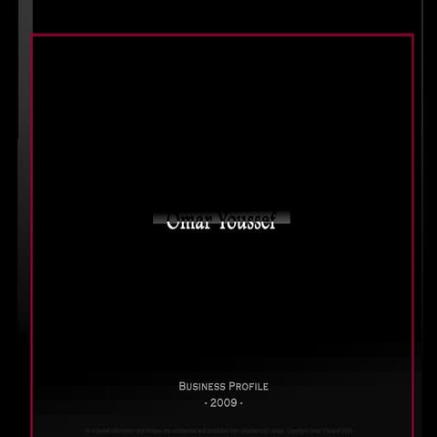 Omar Youssef - Portfolio 2009