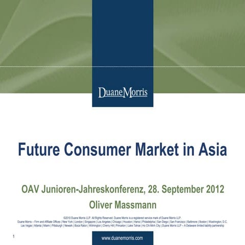 Omassmann future consumer market in asia