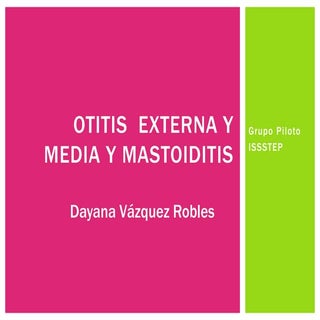 Otitis media aguda y otitis externa