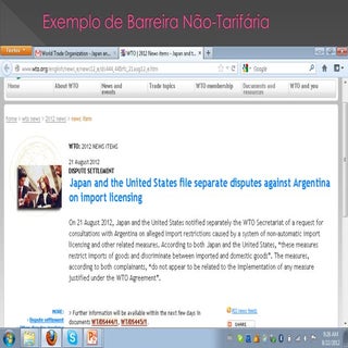 OMC - Organização Mundial do Comércio