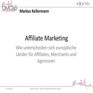 Internationales Affiliate-Marketing
