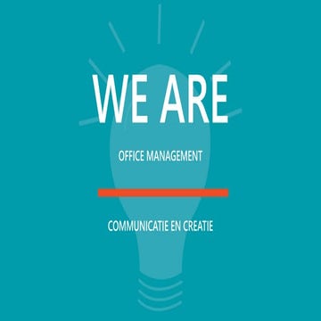 Office Management - Communicatie en Creatie Thomas More Campus Geel