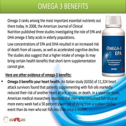 Omega 3 EPA Benefits