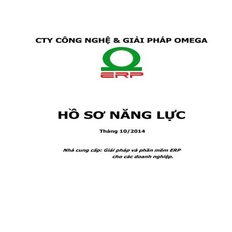 Phan mem erp omega ho so nang luc