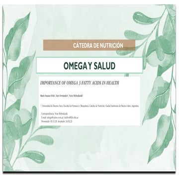 IMPORTANCIA DEL OMEGA EN LA SALUD...pptx