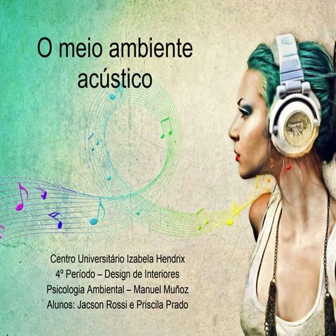 O meio ambiente acustico.97