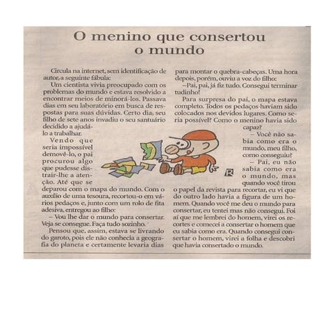 O Menino Que Concertou O Mundo