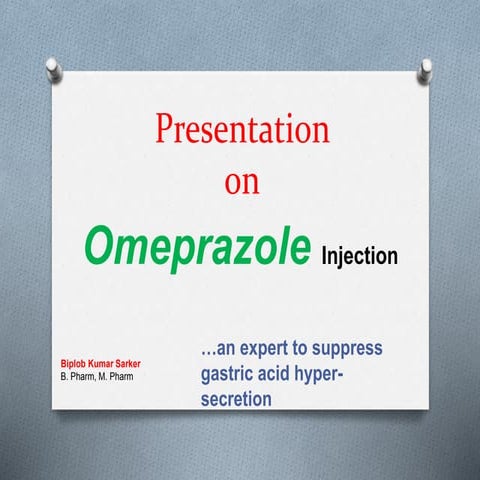 Omeprazole injection