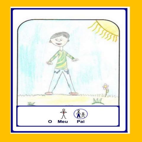 O meu pai - adaptação em escrita com símbolos pelo CRTIC