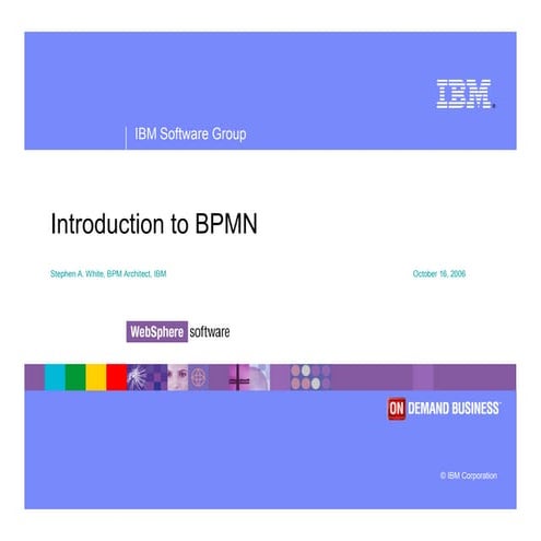 Omg bpmn tutorial