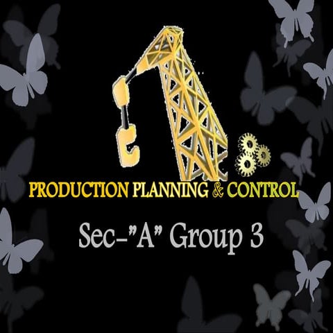 Production Planning And Control