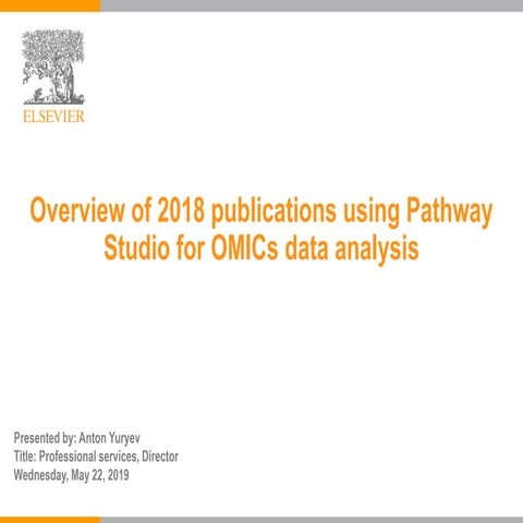 OMICs data analysis using Pathway Studio