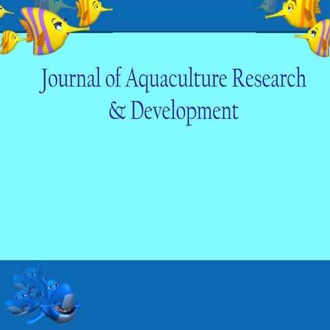 Journal of Aquaculture Research & Development