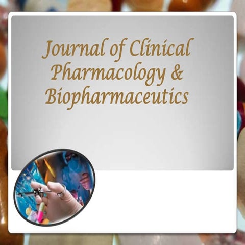 Journal of Clinical Pharmacology & Biopharmaceutics
