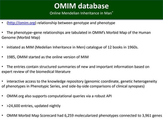 OMIM Database