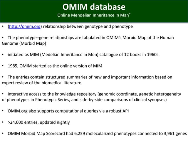 OMIM Database