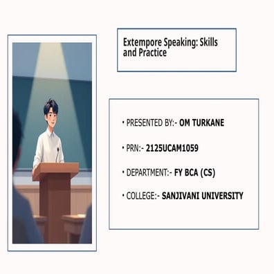 Extempore | PPTX