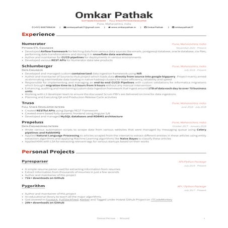 Omkar Pathak Resume