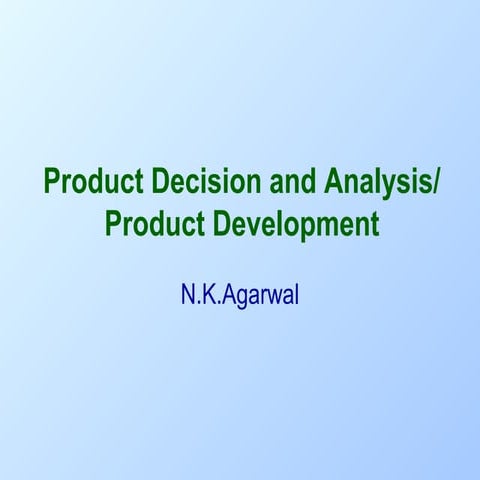 Om lect 02(r0-may08)_product decision and analysis_mms_bharti_sies
