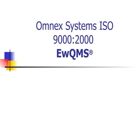 Omnexsystem spresentation