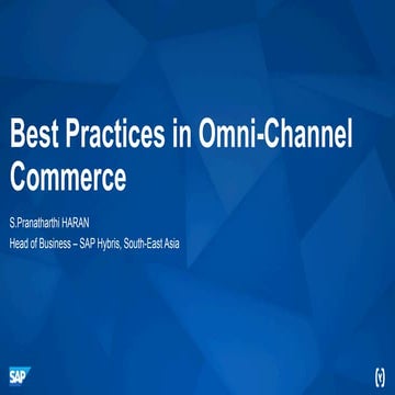 Omnichannel Commerce Best Practices