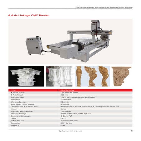 Light 4 Axis CNC Router - Omni CNC | PDF