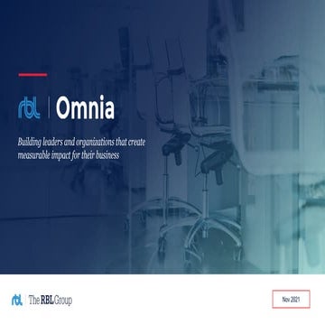 RBL Omnia, a world-class offering