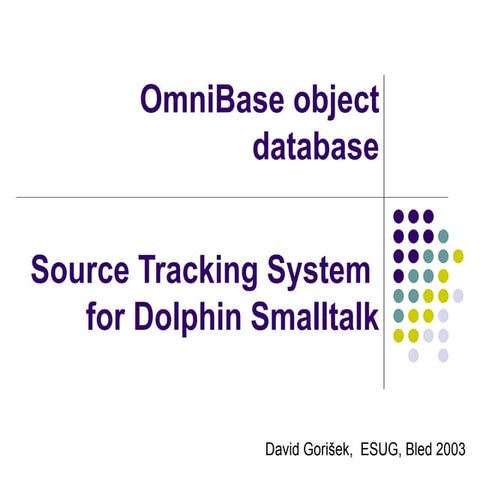 OmniBase Object Database | PPT