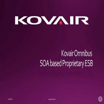 Omnibus - Kovair Proprietary ESB  Platform