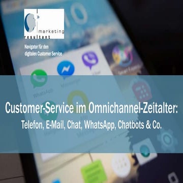 Omnichannel customer service
