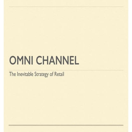 Omni channel for slide share