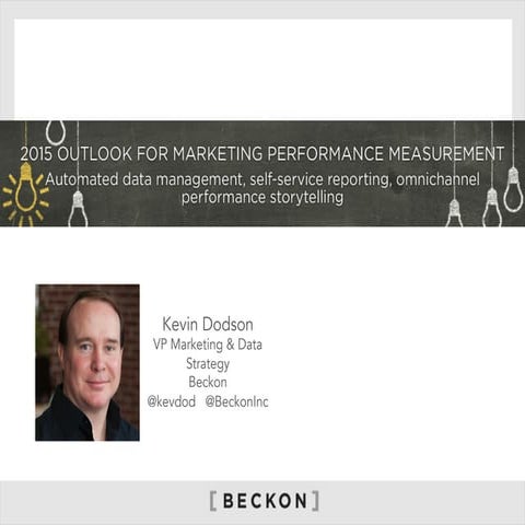 2015 Outlook for Marketing Performance Measurement by BECKON