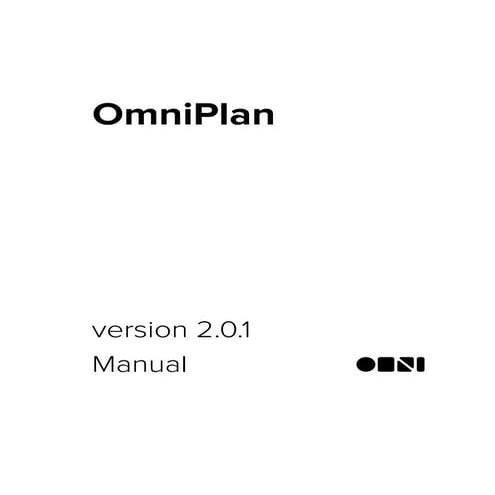 Omni plan 2-manual