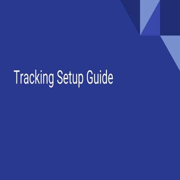 Omniscient Re-Marketing, Tracking - setup guide.