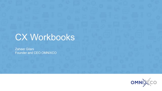 Customer Journey Mapping Workbooks