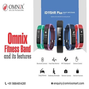 Omnix fitness band and its features