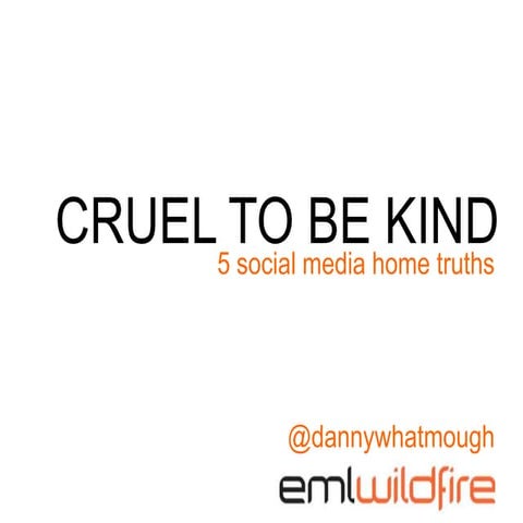 5 social media home truths