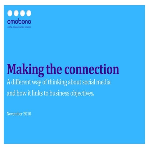 Omobono social media best practice