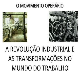 O movimento operário