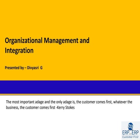 Organizational Management in SAP HCM