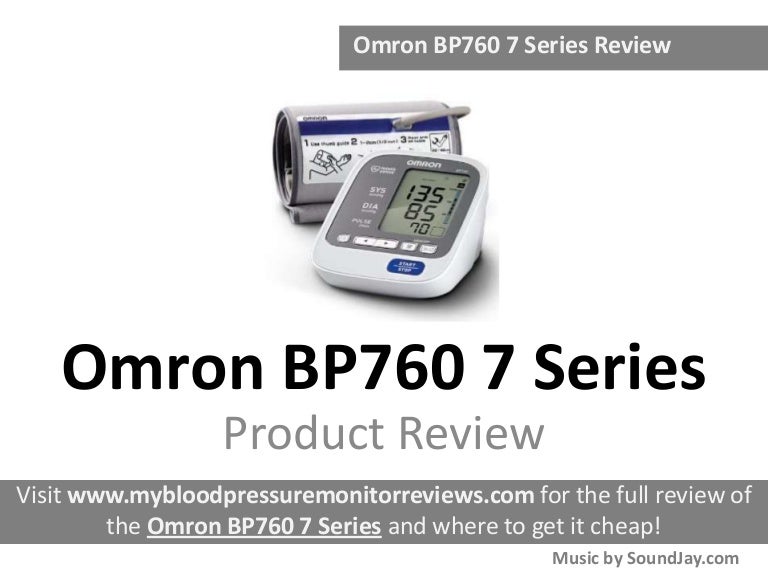 Omron BP760 7 Series Blood Pressure Monitor