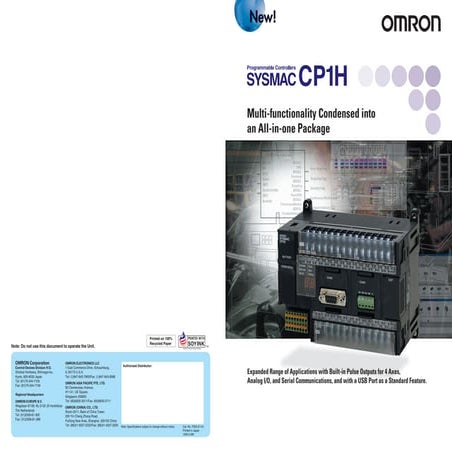 Omron cp1 h 