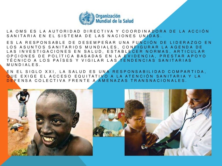 OMS Organización Mundial de la Salud